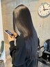 【saki指名】カット＋髪質改善ストレート＋TR  ￥27500→￥22000