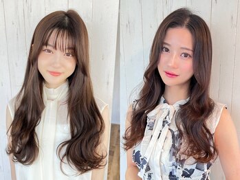 アグ ヘアー ネスト 茨木店(Agu hair nest)の写真/オーダー率の高さが信頼の証。女性らしさが際立つStyleに!アレンジ自在!忙しい朝も簡単Styling【茨木】