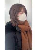 ビューナゴヤ 名駅(VIEW NAGOYA)&nbsp;前髪カタログ/イメチェンスタイル／ウェーブパーマ/こなれミディ