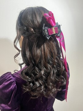 ヘアセット専門店 ナゴミ 池袋店(nagomi) ハーフアップ
