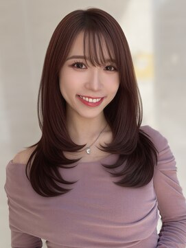 オーロ(ORO) ★20代30代40代50代似合わせミディアム韓国レイヤー