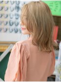 ■かきあげバング外国人風ハイトーンカラー302戸田公園10代20代