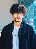 再現性高い波巻きスパイラルパーマ×ナチュラル刈り上げマッシュ