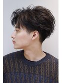 毛流れスパイラルセンターパート