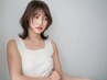 【毎日が楽になる♪】カット+前髪パーマor前髪ストレート　6500