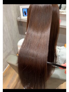 フロウクラウド(FLOW CLOUD) 髪質改善 カラー ロングヘア