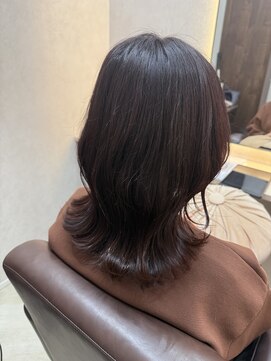 セライロ 千葉(celilo) くびれヘア/レイヤーカット/ボルドーカラー/宮田里穂