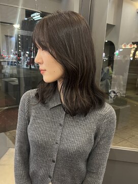 ヘアーアイスカルテット(HAIR ICI QUARTET) ブリーチなしカラー+ピンクベージュ20代30代