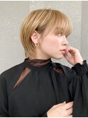 ハンサムショート/丸みショートボブ/20代30代40代50代/顔周り