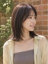 イト(ito) ボブレイヤーボブディ前下がりレイヤーボブ小顔顔周り黒髪肩下