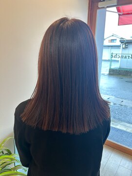 ブランシェ(Branche) セミロング×バイオレットアッシュ×ツヤ感