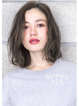 ヘアサロン ガリカ 表参道(hair salon Gallica) 『 ダメージレスパーマ 』×『 グレージュ 』切りっぱなしボブ