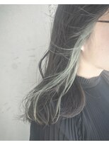 ヘアーアンドアトリエ マール(Hair&Atelier Marl) 【Marlお客様スタイル】ミントグリーンのインナーカラー