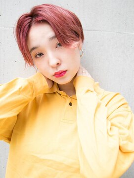 ルティア(Lutia) ダブルカラー チェリーレッド 夏ショート