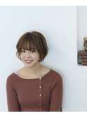 ニュアンスパーマのくびれショート