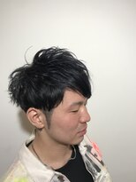 パティオンツー(PATIONN2)&nbsp;☆メンズブリーチオンカラーツーブロックネープレスマッシュ☆