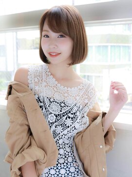 ルティア(Lutia) 愛されボブディのアッシュブラウン