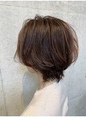 ハンサムショート ラベージュ♪【OAKたまプラーザ/髪質改善】
