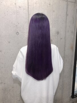 サロンドミルク 原宿(salon de MiLK) アクセントカラーラベンダー