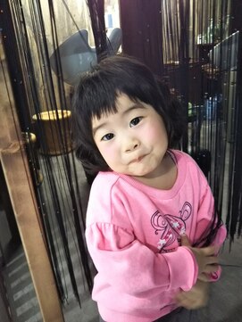 ヘアーアンドスパ アマラ(Hair&Spa amala) 【キッズパーマ】ゆるふわボブ♪