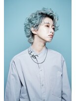 ブレス 小阪店(brace)&nbsp;ブルーハイトーンハンサムショート