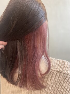 ブランシェ JR勝川駅前店 ピンクインナーカラー