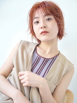 フォト 新宿(foto) グレーベージュ前髪パーマレイヤーカットダブルカラー髪質改善