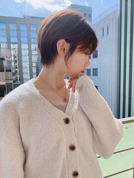 ロンド ストラーダ 心斎橋(Lond strada) ショート×ハイライト白髪ぼかし×シルキーベージュ[心斎橋]