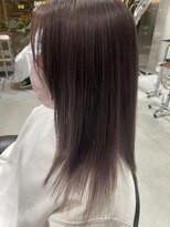 ジンジャー(GINGER) 髪質改善×トリートメント×ブリーチ×ラベンダーグレー