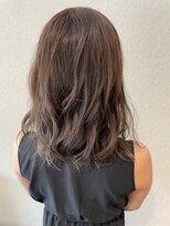 スーパーカット 元町店(SUPER CUT)&nbsp;ハイライトカラー　ラベンダーベージュ　ロング