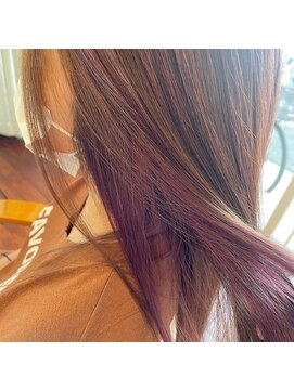 エアーフィール 千里丘店(airfeel) インナーカラー×ラベンダーアッシュ×髪質改善トリートメント