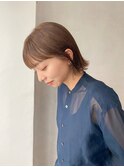 外ハネぱつっとボブ