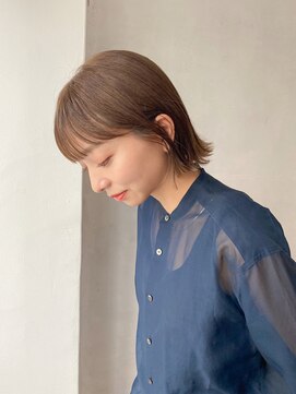 リトル 渋谷(little) 外ハネぱつっとボブ