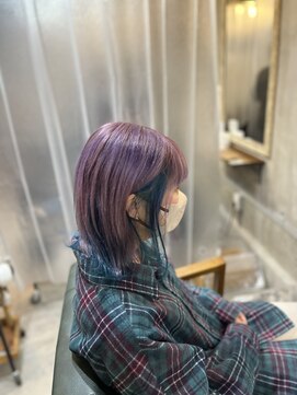 リエコー(RE'ECHO) ペールパープル/エメラルドグリーン/ブリーチカラー