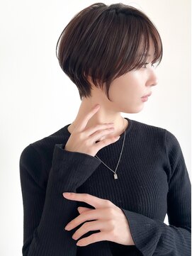 ロンドエニカ 大宮(Lond enika) 斜め前髪グレージュカラーシルキーべジュマッシュパーマ[大宮]