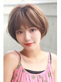 30代40代50代丸みショート小顔大人可愛いカジュアル表参道