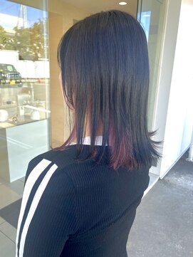 ヒビカ(HIBIKA) ブルーブラック×インナーピンク