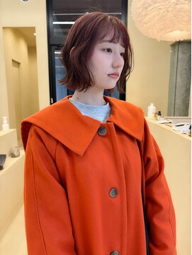 スニュウ(snuw) 【snuw_hotaru】透明感カラー暖色カラーボブ