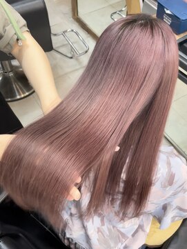 ラストーリア(La storia) ブリーチ毛でもサラツヤ！髪質改善カラー