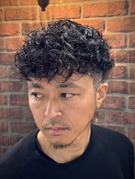 ヒロギンザ 大阪本店(HIRO GINZA) 無造作風パーマスタイル