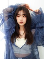 ラフィス ヘアー ルーム 難波本店(La fith hair room) 【La fith】顔周りレイヤー×シースルーバング