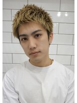 フリーク バーバーショップ 都島店(FREAK BARBER SHOP) ダウンバングスパイキーショート