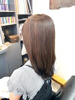 オト(oto) 透明感ブラウン×ナチュラルストレート/髪質改善/透明感
