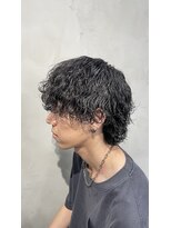 クロー(CROW)&nbsp;マッシュウルフ×波巻きパーマ