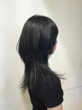 オーガニック リブ 川越(organic+live) 大人可愛い艶髪夏カラーベージュくびれウルフロングレイヤー