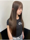 【ブリーチなしアッシュベージュ】