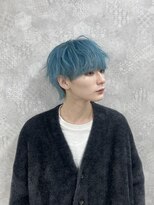 ハイライト/マッシュパーマ/ウルフ/アッシュブラック/渋谷駅