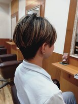 ジグヘアー(jig hair)&nbsp;ハンサムショート/ハイライト