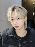 men's/メンズ/メンズカット/ブリーチ/ハイライト/韓国/池袋