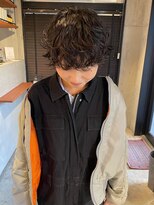 エニイ(ANY)&nbsp;デザインカラー/オリーブベージュ/ウエットヘア【千葉／パーマ】